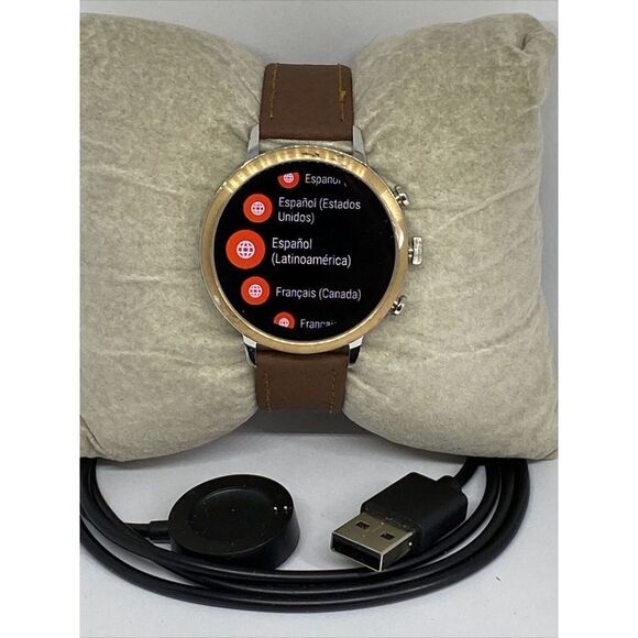 Fossil Gen 4 Authentic Digital Dial Smart Watch Custom Band FTW6016 DC911 - Picture 1 of 12